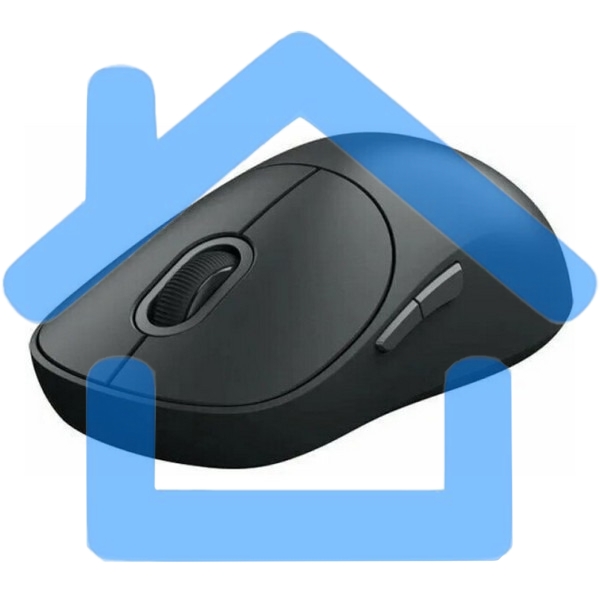 Мышь беспроводная Xiaomi Wireless Mouse 3 черный, 1200 dpi, радиоканал, Bluetooth, USB, кнопки - 5