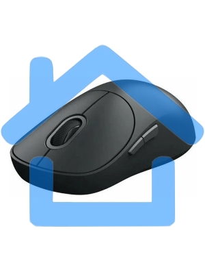 Мышь беспроводная Xiaomi Wireless Mouse 3 черный, 1200 dpi, радиоканал, Bluetooth, USB, кнопки - 5