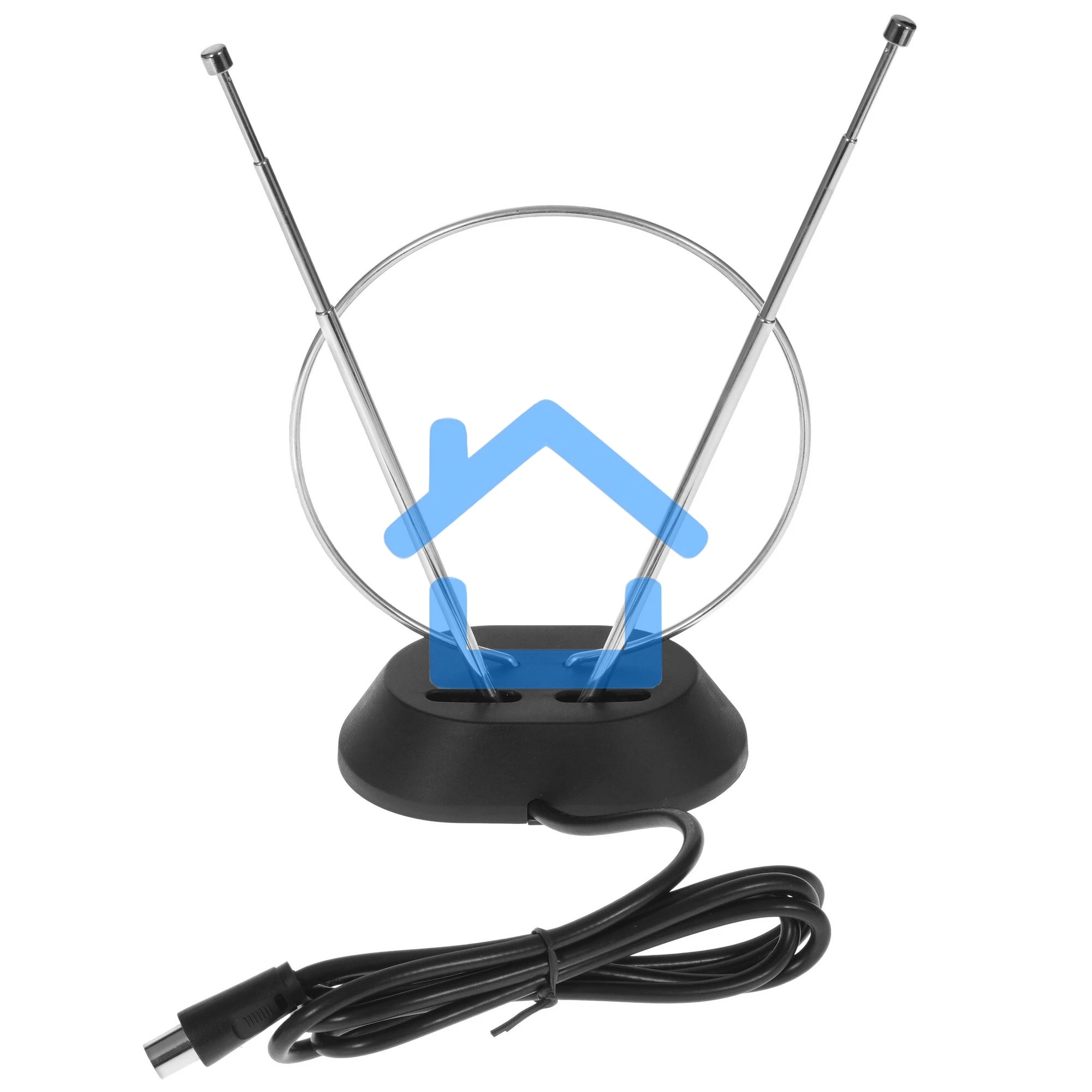 Телевизионная антенна Harper ADVB-2111 (комнатная, пассивная;DVB-T2; VHF / UHF (174–230 MHz, 470-862 MHz); 20 dB; 75; 3dB; 1 м)