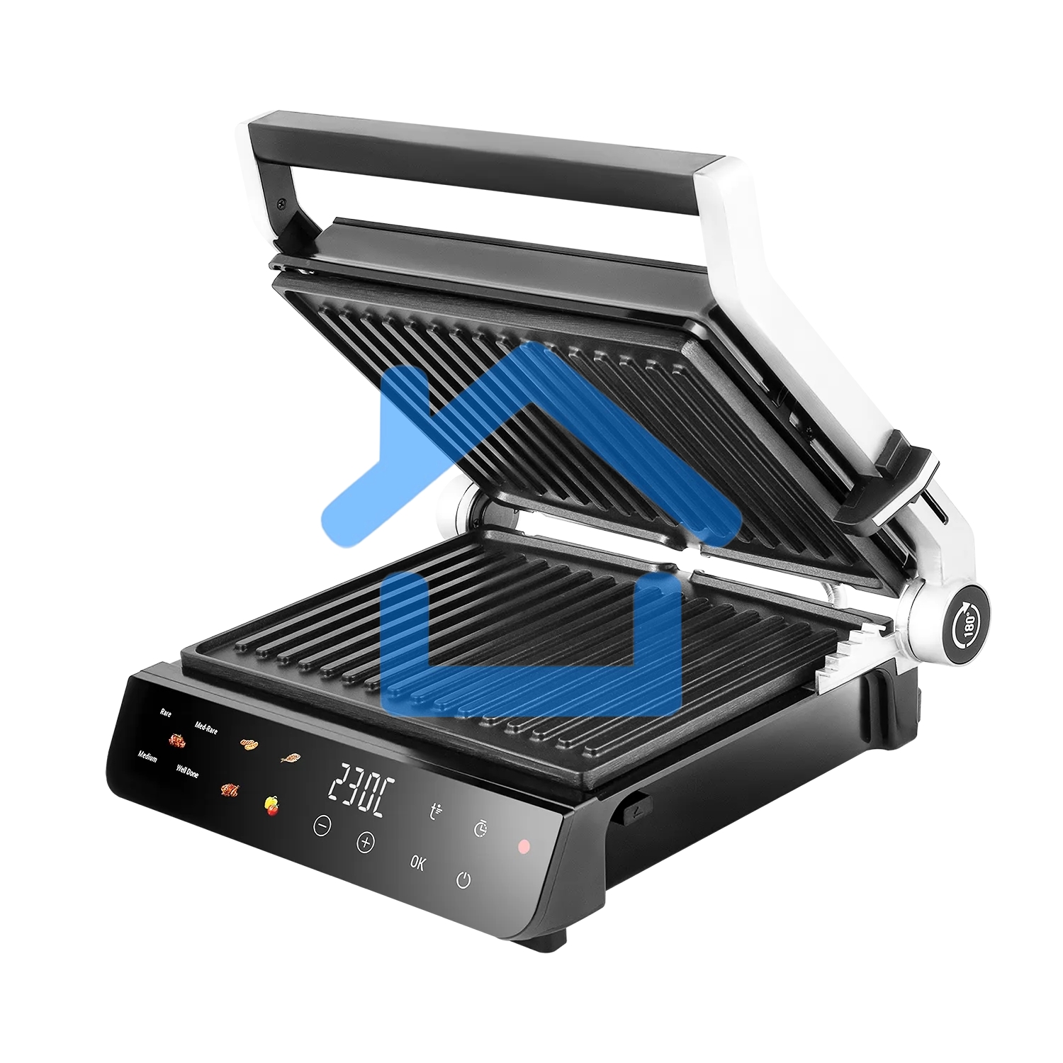 Электрогриль Red Solution G830D 2000Вт черный
