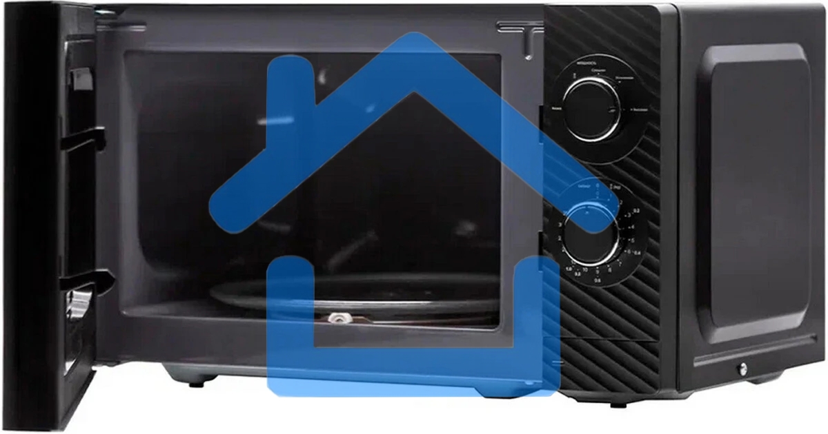 Микроволновая печь General Electronics 20L SOLO черная GE-MS120B 700W