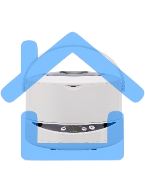 Ультразвуковая ванна Codyson CDS-200B белый, 0,75 л, 50 Вт