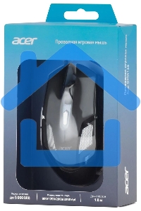 Мышь проводная Acer OMW125 черный оптическая (3200dpi) USB (6but)