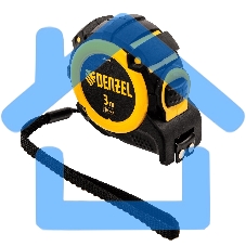 Рулетка 3м х 16мм, автоматич. фиксац., нейлон. покрытие, магнит. зацеп, двухстор. разметкаDenzel