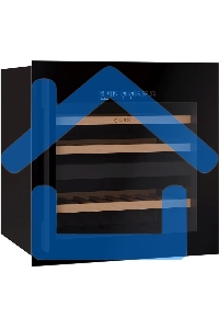 Винный шкаф LEX LWD6036BL dual zone S 1-нокамерн. черный стекло (CHAT500009)