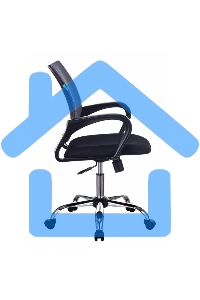 Кресло компьютерное Бюрократ CH-695N/SL/DG/TW-11 темно-серый TW-04 сиденье черный TW-11, крестовина хром