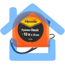 Рулетка Classic, 10 м х 25 мм, пластиковый корпус Sparta