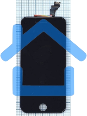 Дисплей Amperin для Apple iPhone 6 в сборе с тачскрином (IPS), черный