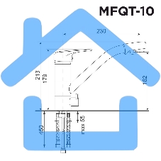 Кухонный смеситель Maunfeld MFQT-10LBG светло-бежевый