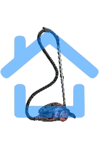 Пылесос DELTA LUX DE-3501 СУПЕР-ЦИКЛОН, черный с терракот