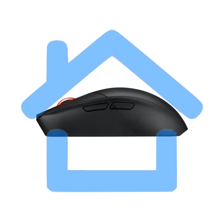 Мышь беспроводная ASUS ROG Strix Impact III Wireless черный, 36000 dpi, радиоканал, Bluetooth, USB, кнопки - 6