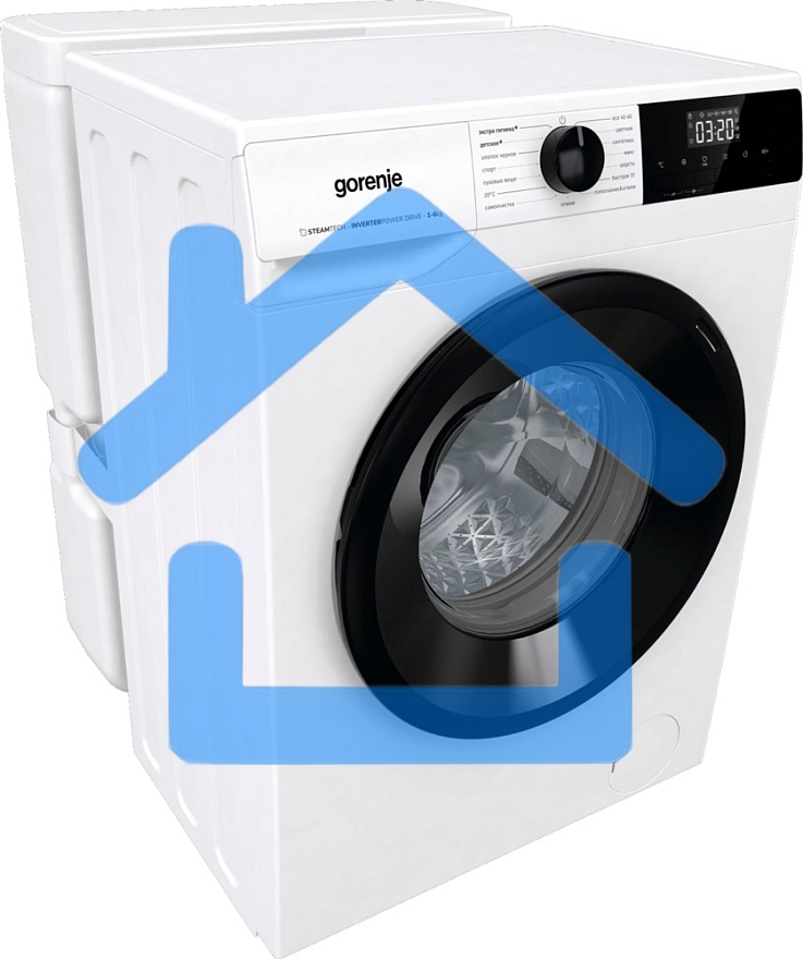 Стиральная машина Gorenje W1NHPI62SCSIRV белый загр. фронтальная макс.: 6 кг 1200 об/мин класс: А