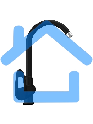 Кухонный смеситель Maunfeld MFQT-6B черный