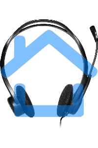 Наушники с микрофоном Logitech 960 черный 2.4м накладные оголовье (981-000100)