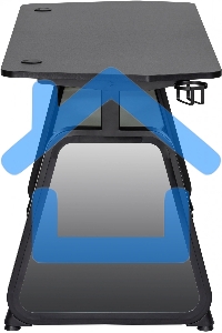 Стол игровой Cactus CS-GMD-BK-RGB столешница МДФ, черный каркас черный 136x60x75см