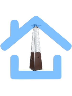 Газовый уличный обогреватель NeoClima 08HW-BW