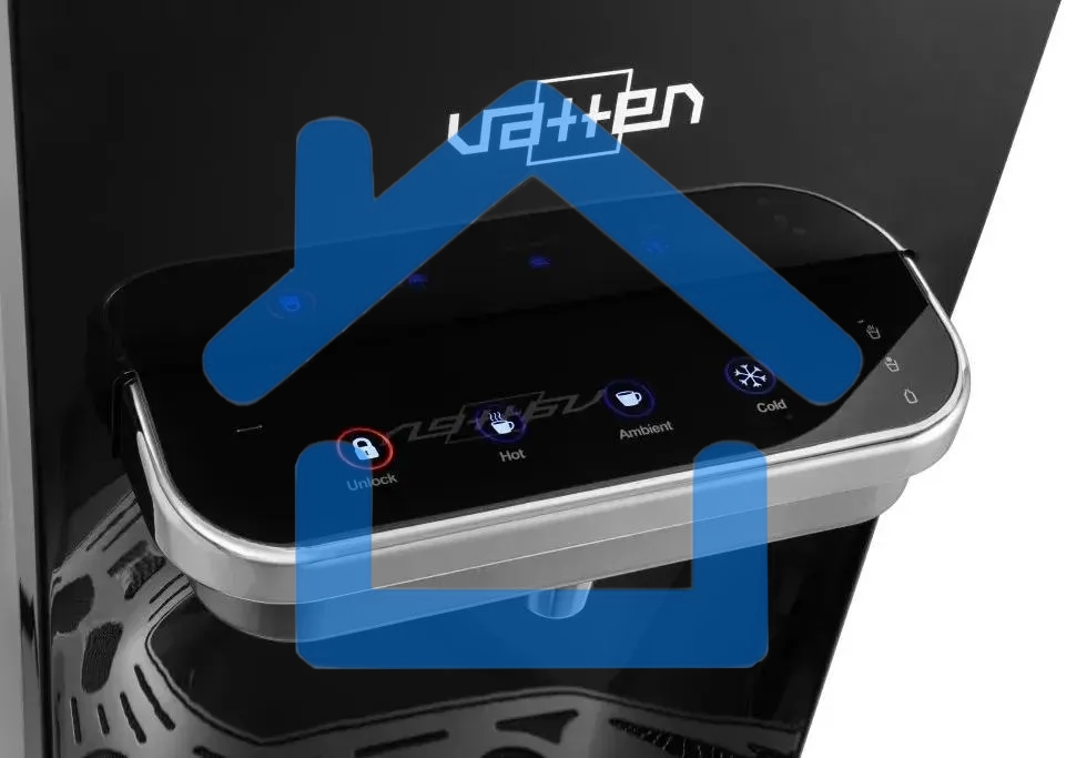 Кулер Vatten L06NK напольный компрессорный серый/черный