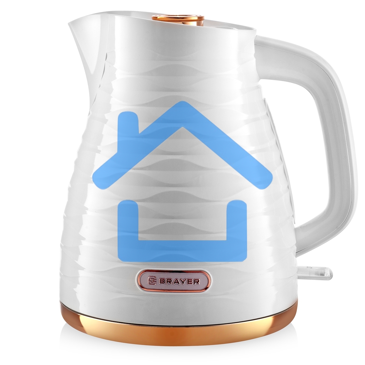 Чайник электрический BRAYER BR1057WH белый, 2200 Вт, 1,7 л