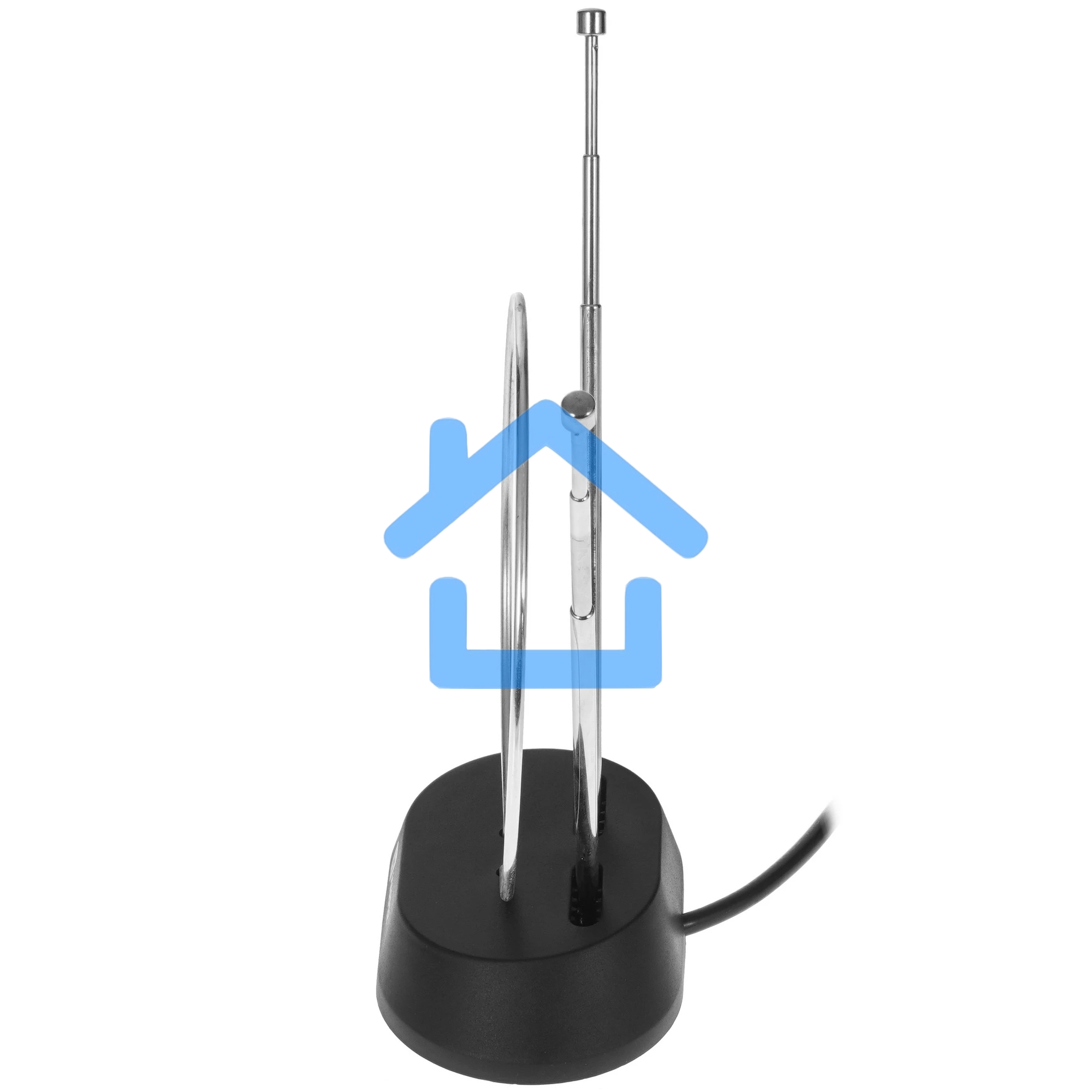 Телевизионная антенна Harper ADVB-2111 (комнатная, пассивная;DVB-T2; VHF / UHF (174–230 MHz, 470-862 MHz); 20 dB; 75; 3dB; 1 м)