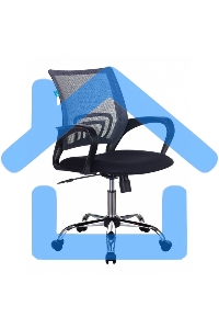 Кресло компьютерное Бюрократ CH-695N/SL/DG/TW-11 темно-серый TW-04 сиденье черный TW-11, крестовина хром