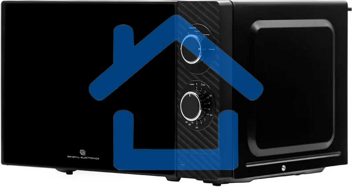 Микроволновая печь General Electronics 20L SOLO черная GE-MS120B 700W