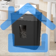 Шредер Deli ET023 черный (секр.P-4) фрагменты 8лист. 15лтр.