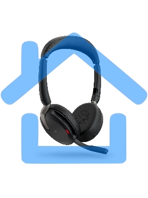 Гарнитура беспроводная Jabra Evolve2 65 Flex, Link380a MS Stereo