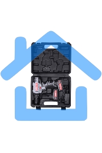 Дрель-шуруповерт Ресанта ДА-24-2ЛК-У 75/14/8, Аккумуляторная, 24В, 2 АКБ, Ударная, Кейс