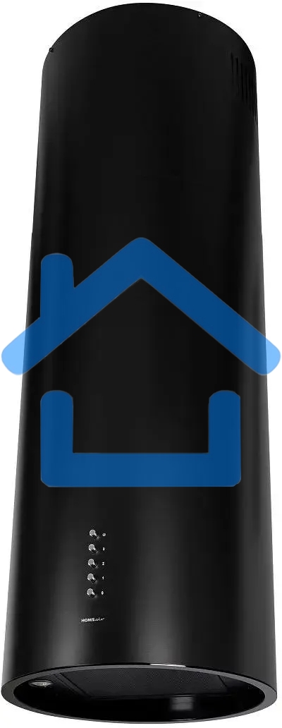 Вытяжка островная HOMSair FLY 1000PH черный, 38 см, 1000 куб. м/ч, 52 дБ