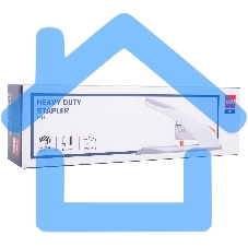 Степлер мощный Deli E0487 23/6 23/8 23/10 23/13 (80 листов) ассорти/белый, 100 скоб, коробка