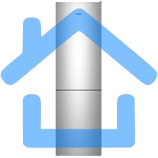 Холодильник Atlant XM-4624-181 серебристый двухкамерный 228/119л морозилка снизу