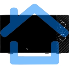 Микроволновая печь General Electronics 20L SOLO черная GE-MS120B 700W
