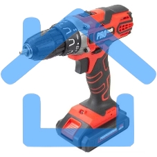 Дрель-шуруповерт Edon PROtech PRO-16L2K, Аккумуляторная, 16В, 1 АКБ, Кейс