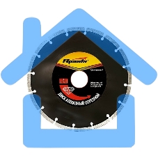 Диск алмазный отрезной сегментный, 180 х 22,2 мм, сухая резка Sparta