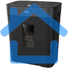 Шредер Deli ET023 черный (секр.P-4) фрагменты 8лист. 15лтр.