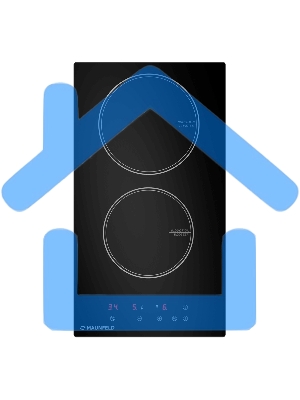 Индукционная варочная панель Maunfeld CVI292BK