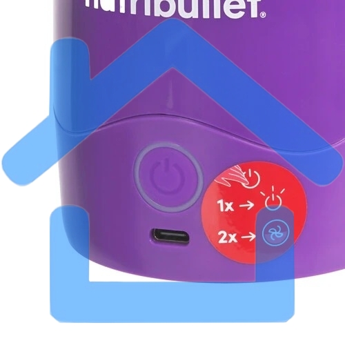 Блендер портативный Nutribullet NBP003PU, фиолетовый
