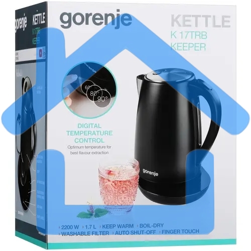 Чайник электрический Gorenje K17TRB черный