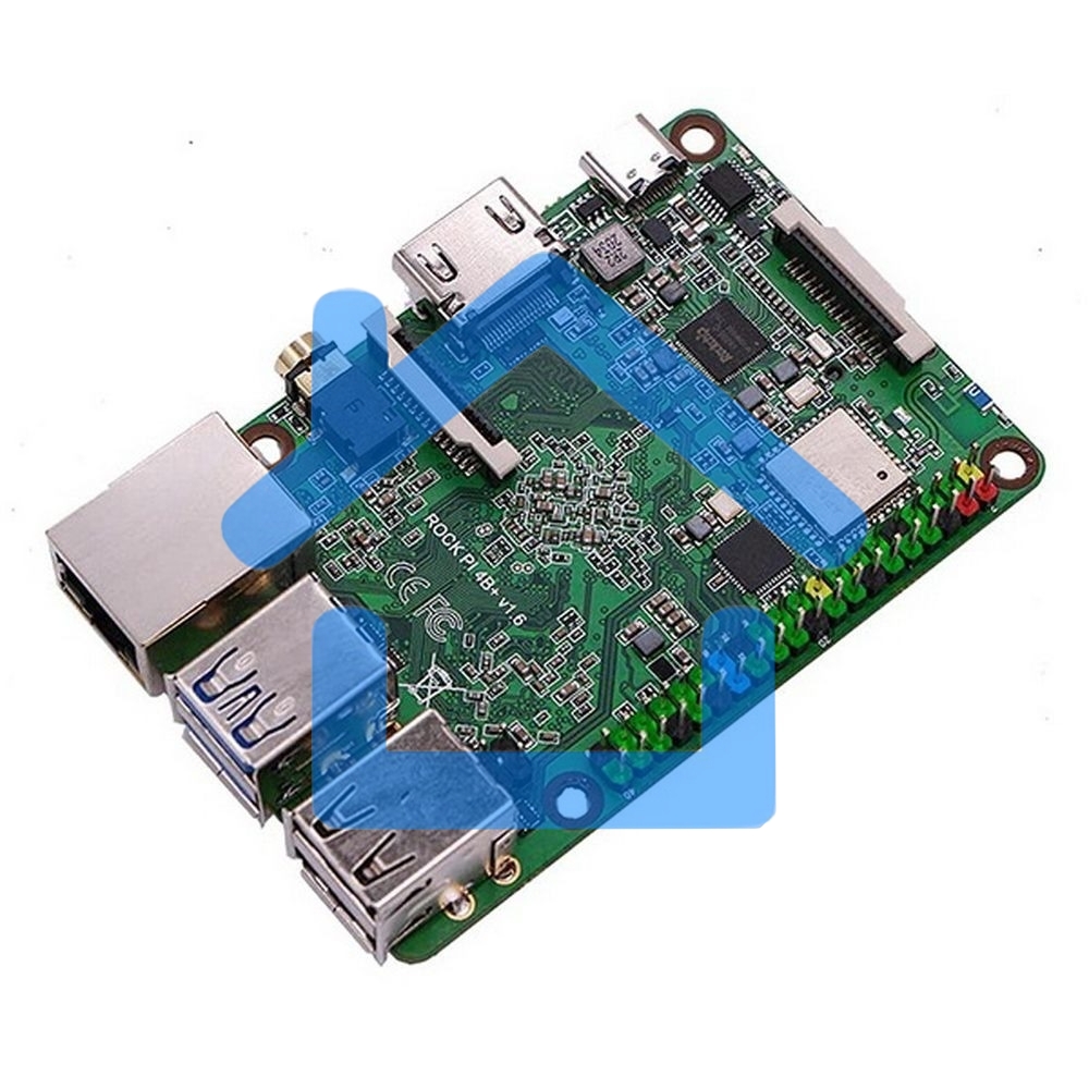 Одноплатный компьютер RockPi ROCK PI 4B Plus (4Gb / 32Gb eMMC)