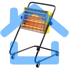 Обогреватель инфракрасный Ballu BIH-LM-3.0 желтый, кварцевый, 3000 Вт, 30 м2