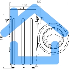 Стиральная машина Atlant 60У1014-01 белый загр.фронтальная макс.:6кг 1000 об/мин класс: A+++