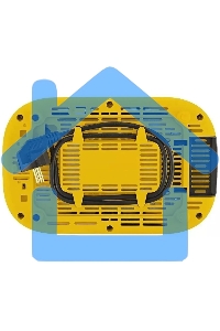 Тостер Kitfort КТ-4093-1 870Вт желтый
