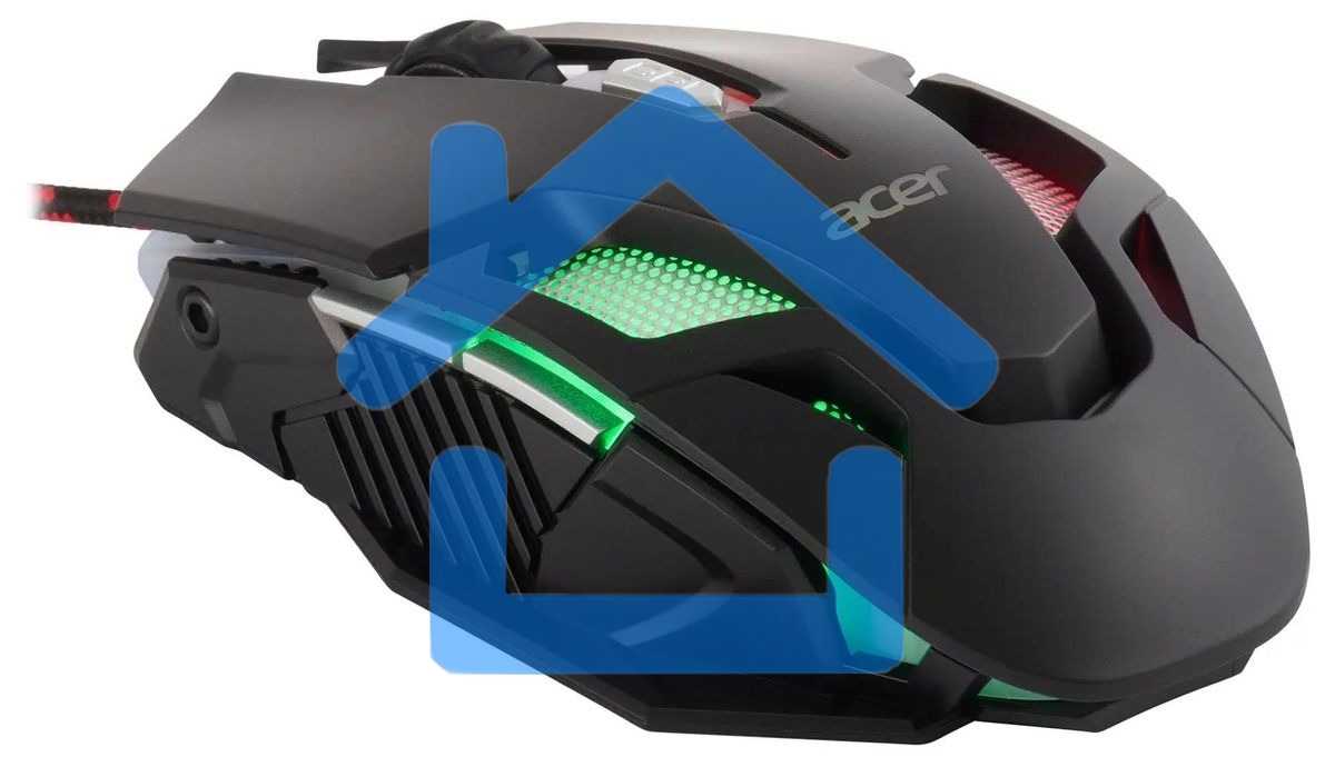 Мышь Acer OMW125 черный оптическая (3200dpi) USB (6but)