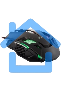 Мышь проводная Acer OMW125 черный оптическая (3200dpi) USB (6but)