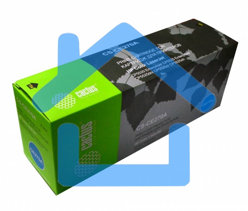 Картридж лазерный Cactus CS-CE270A черный (13000 стр.) для HP Color LaserJet Enterprise CP5525