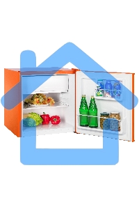 Холодильник Nordfrost ORANGE NR 402 OR оранжевый однокамерный 49/11 морозилка сверху