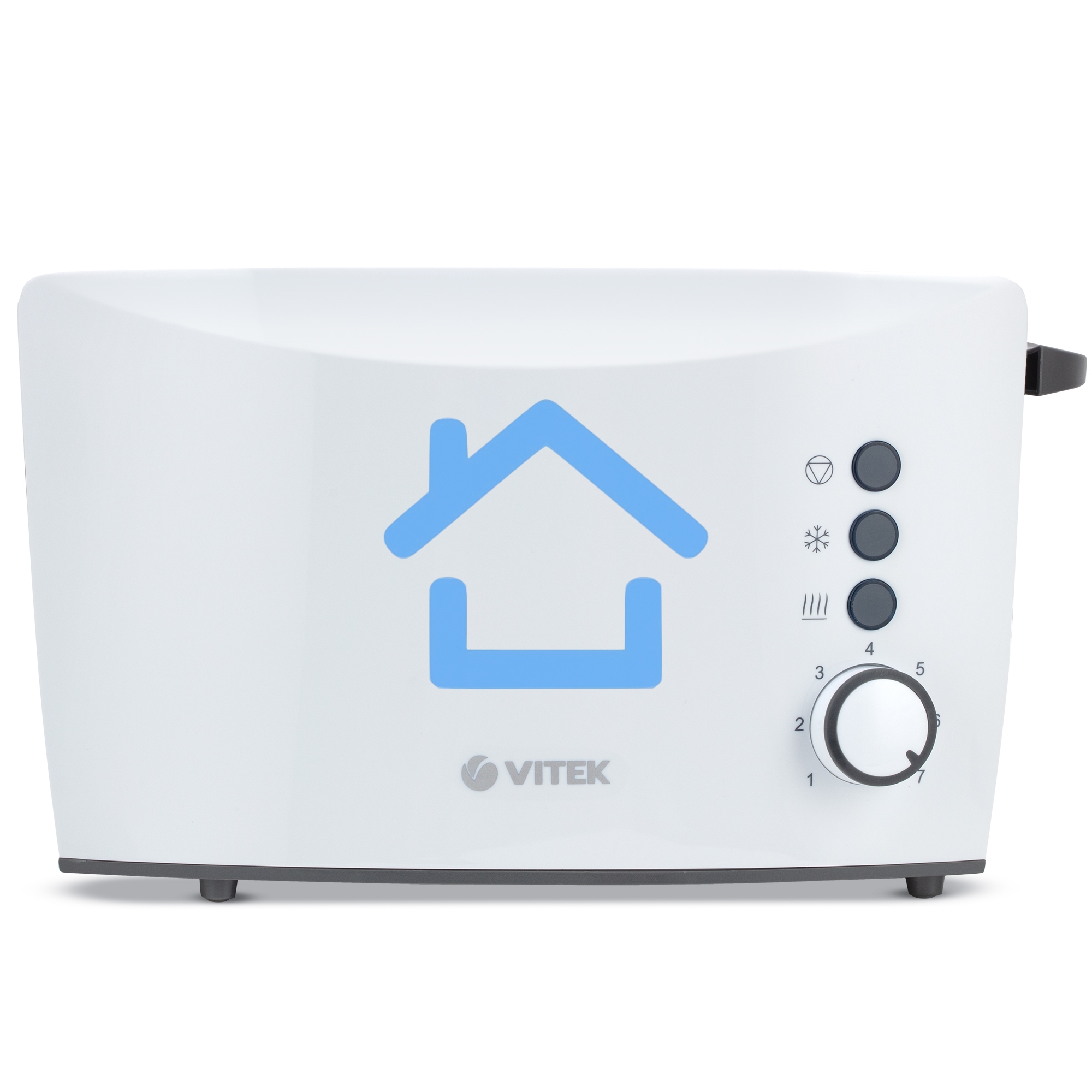 Тостер Vitek VT-7166 (MC) белый/серый
