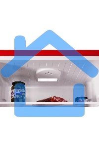 Холодильник Nordfrost NRB 164NF R красный двухкамерный 238/105 л морозилка снизу