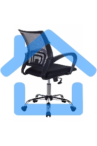 Кресло компьютерное Бюрократ CH-695N/SL/DG/TW-11 темно-серый TW-04 сиденье черный TW-11, крестовина хром