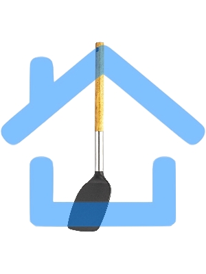 Лопатка LARA LR07-101 нейлон, ручка деревянная (акация), стальной больстер